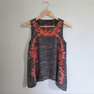 Anthropologie THML Embroidered Tank